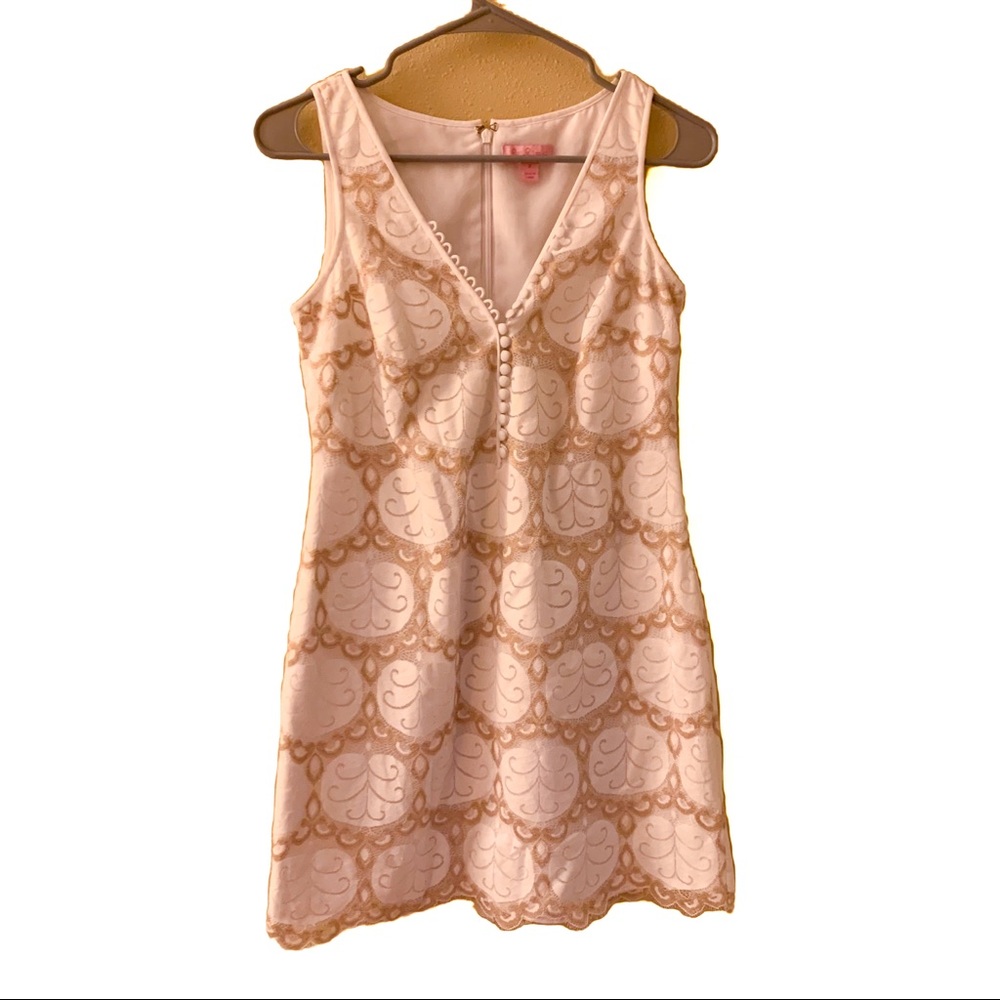 Lilly Pulitzer Nadine Shift Lilly Pad Lace Dress